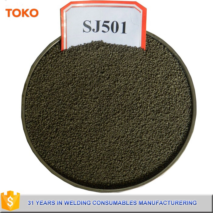 Agglomerated Submerged Arc Welding Flux Sj501 for Gas Welding