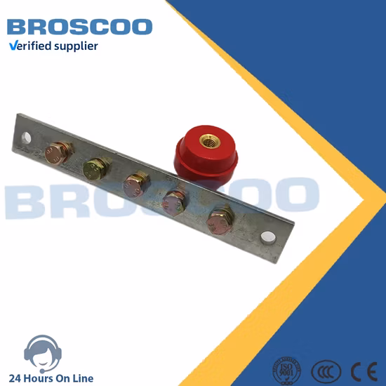  Hochleistungs-Kupfer-Erdungsschiene zur Wandmontage.  25