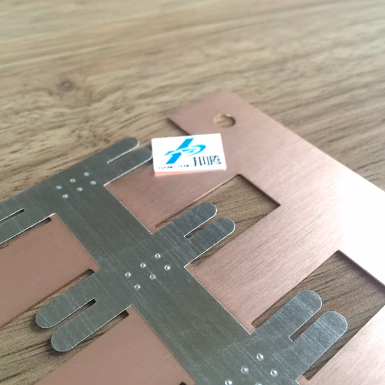 Werkseitig hergestellte, quadratische, flache Erdungssammelschiene aus Kupfer